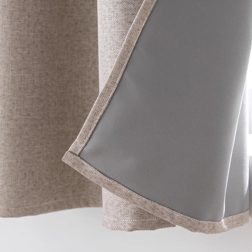 Draperie maro blackout 140x180 cm Crepuscule – douceur d'intérieur