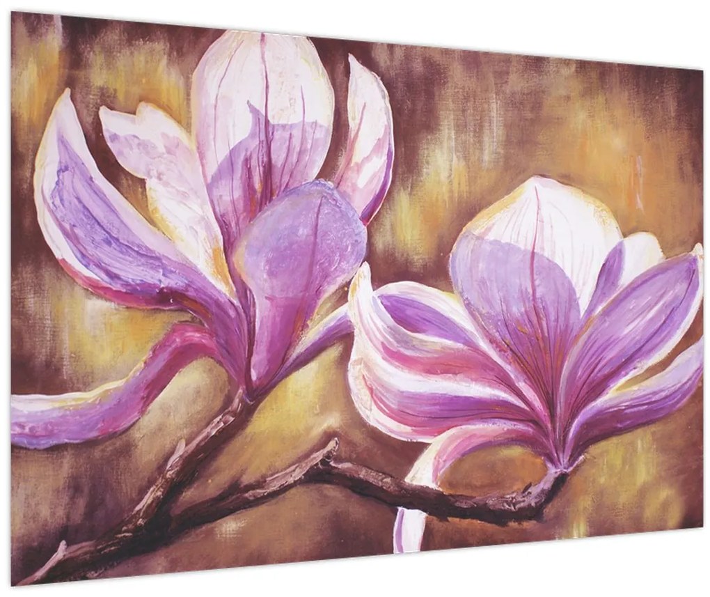 Tablou - Flori de magnolie (90x60 cm)