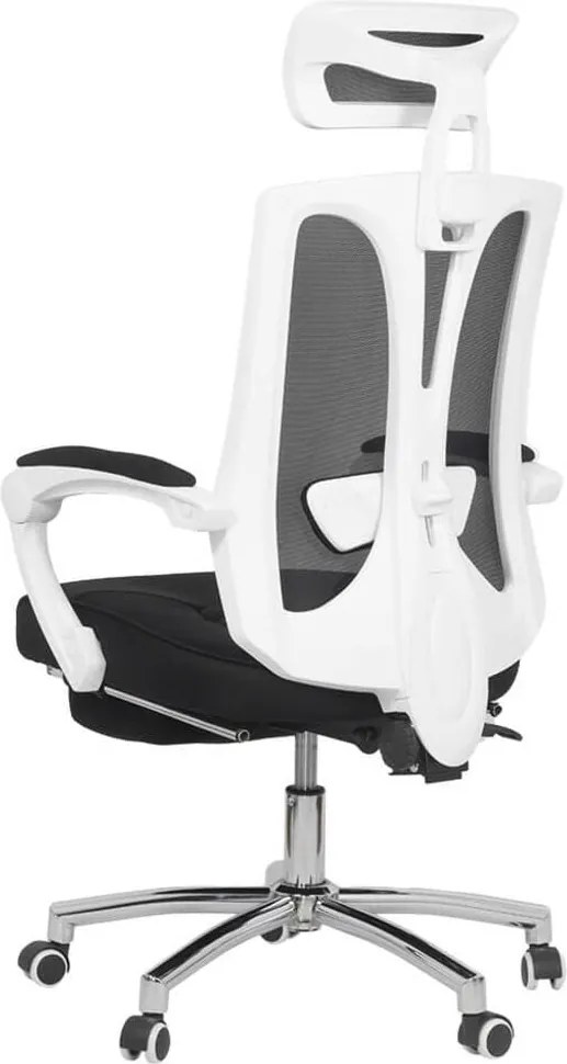 Scaun ergonomic OFF 420 negru, suport picioare și tetieră 2D