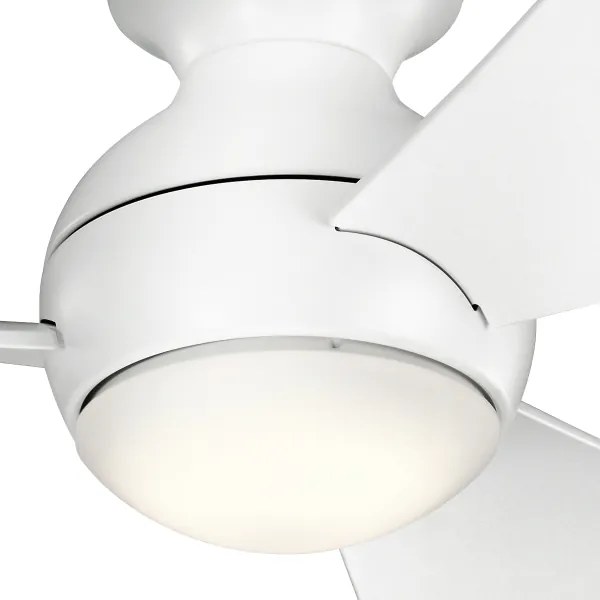 Ventilator LED dimabil de tavan Kichler KLF-SOLA-34-WHT SOLA 10W/230V IP23 + telecomandă