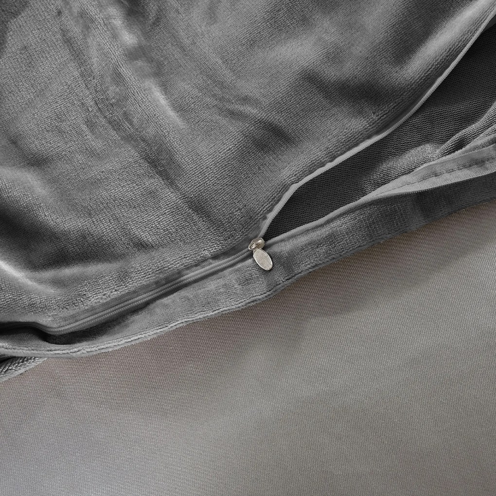 Lenjerie cocolino KOLANTE gri inchis Dimensiune lenjerie de pat: 70 x 80 cm | 140 x 200 cm