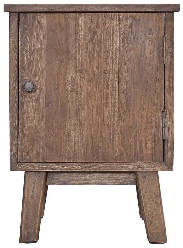 288296 vidaXL Noptieră, 40 x 30 x 53 cm, lemn masiv de tec