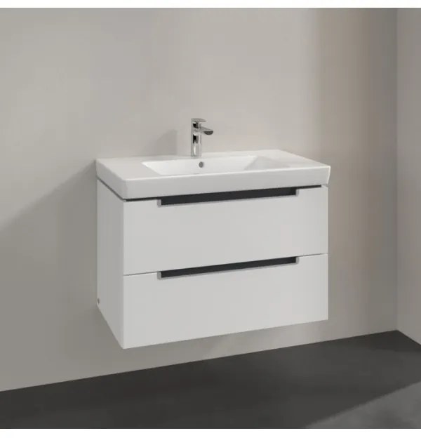 Dulap baza suspendat, Villeroy&amp;Boch Subway 2.0, 78.7x44.9x52cm, alb lucios, A69600DH