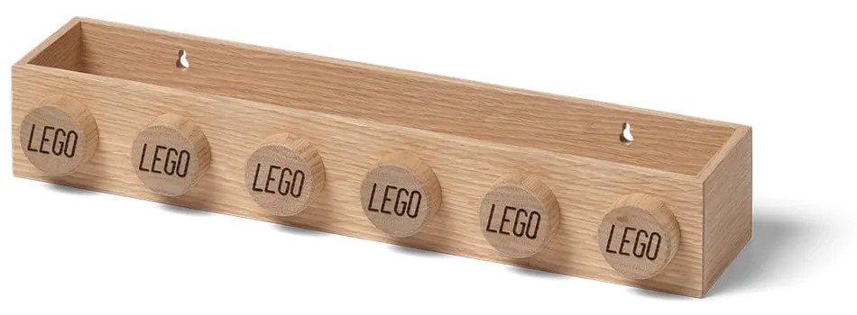 Raft de perete din lemn pentru copii LEGO® Wood