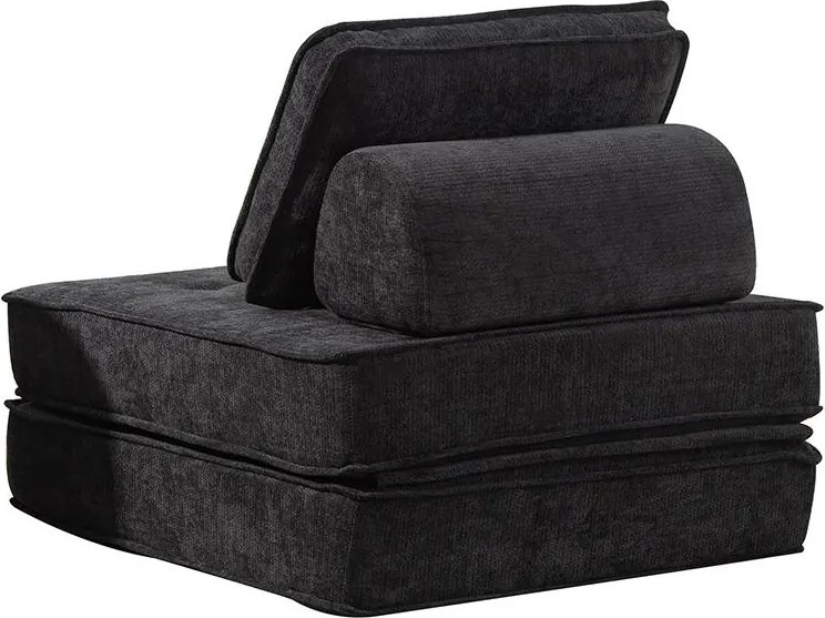 Canapea multifuncțională extensibilă CALMERO - negru