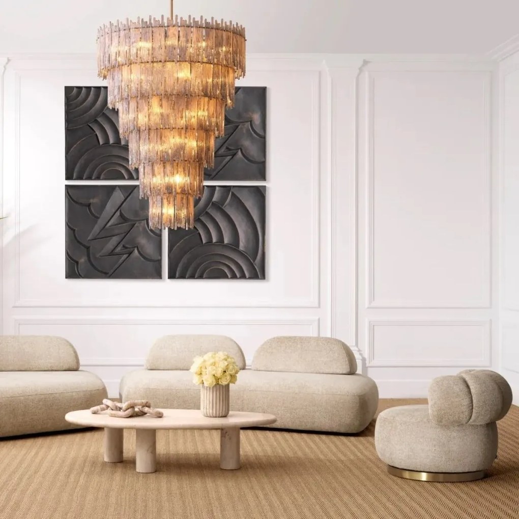 Fotoliu pivotant design elegant LUX Phedra, Lyssa sand