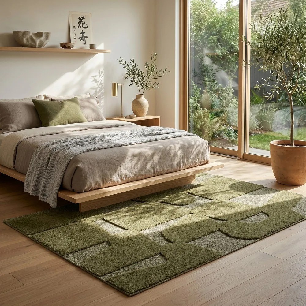 Covor verde închis 160x230 cm Cairo – ESTE