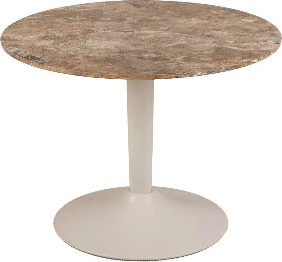 Măsuță de cafea maro rotundă cu blat ceramic ø 60 cm Malta – Actona