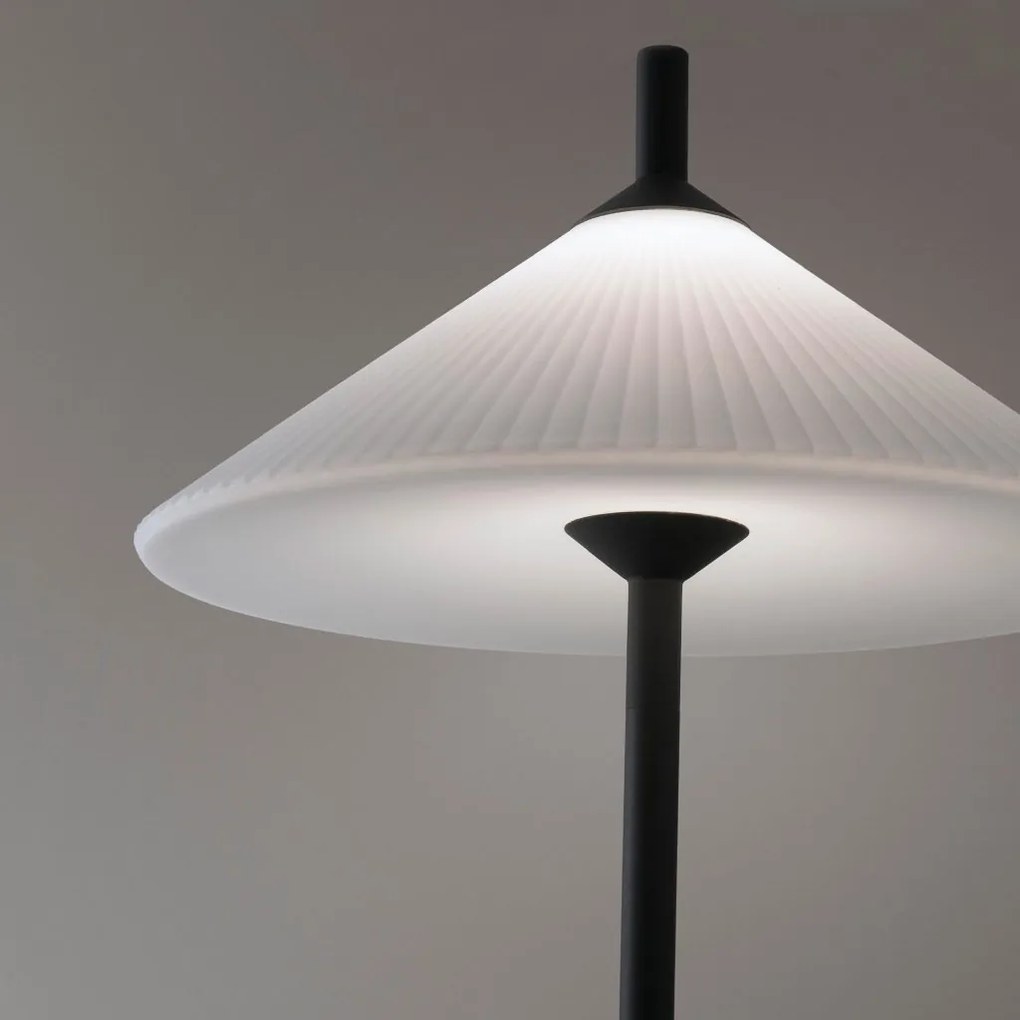 Lampa de podea iluminat exterior decorativ SAIGON 200/R55 gri/alb opal