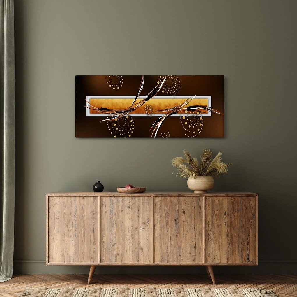 Tablou abstracției - Fluturi (120x50 cm)