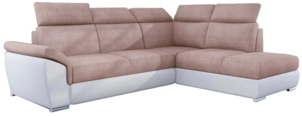 Supermobel Colțar extensibil LORETO, 260x102x210, omega 91/soft 17, colţ dreapta