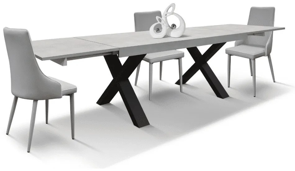 Scaun Molino, piele ecologica, structura metalica - BEJ