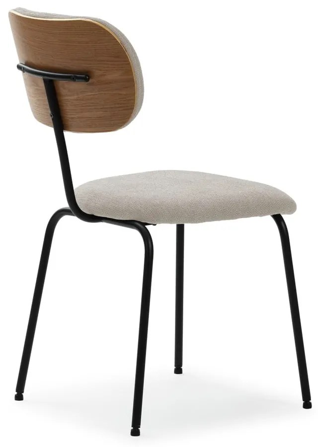 Scaune de dining bej 4 buc. Dash – Marckeric