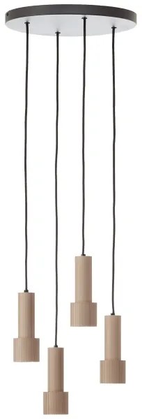 Lustră pe cablu Brilliant CADIZ 4xGU10/10W/230V d. 35 cm bronz