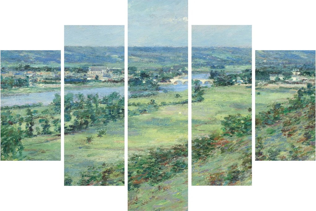 Tablou - Theodore Robinson, The Valley of the Seine, From the Hills of Giverny, reproducere (150x105 cm)