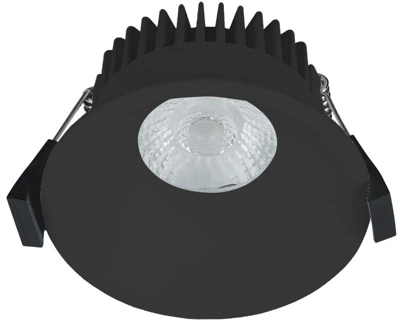 Spot LED dimabil incastrabil pentru baie IP44 Albric Black