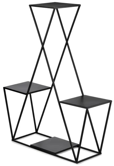 Suport de flori 95x78 cm negru