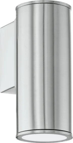 Eglo 33581 - Aplica de perete exterior LED RGBW RIGA, reglabilă, 1xGU10/5W/230V IP44, crom mat