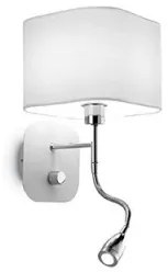 Aplica moderna 2 becuri E14+LED HOLIDAY 124162 IDEAL LUX