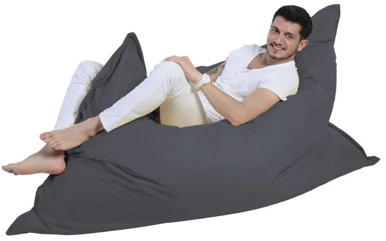 Fotoliu puf pentru grădină Giant Cushion 140x180 - Fume