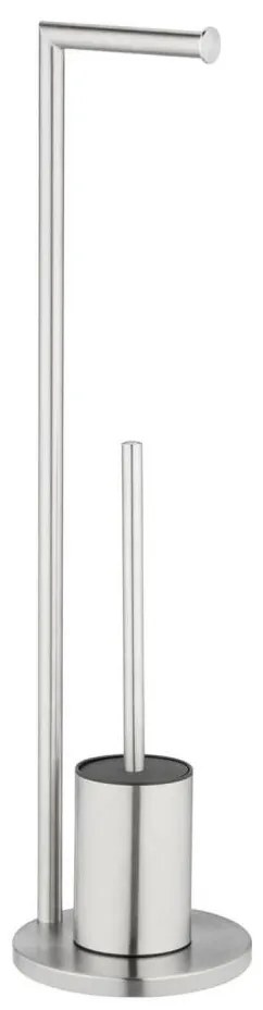 WENKO 25676100 - Set pentru WC FERLA, 18 x 69,5 cm, oțel inoxidabil satinat