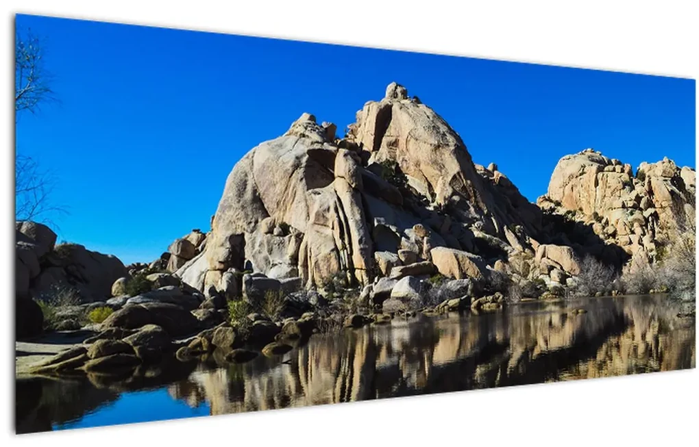 Tablou oglinzirea pietrelor (120x50 cm), în 40 de alte dimensiuni noi