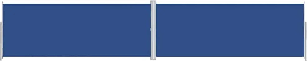 vidaXL Copertină laterală retractabilă, albastru, 200x1000 cm