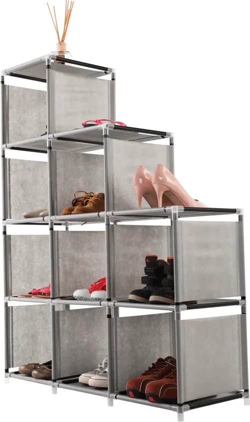 Raft multifuncţional, gri, BARIN