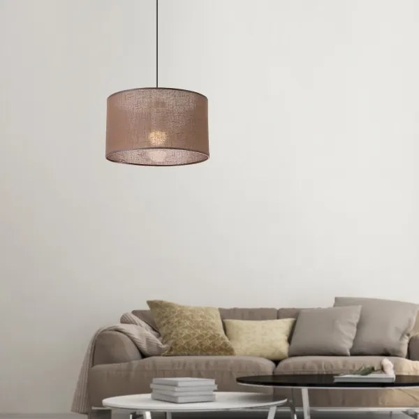 Lustră pe cablu Brilagi ANTHONY 1xE27/60W/230V stejar/maro