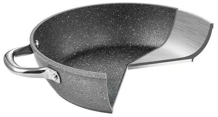 Tescoma Tigaie adâncă i-PREMIUM Stone diametru 28cm, 2 mânere