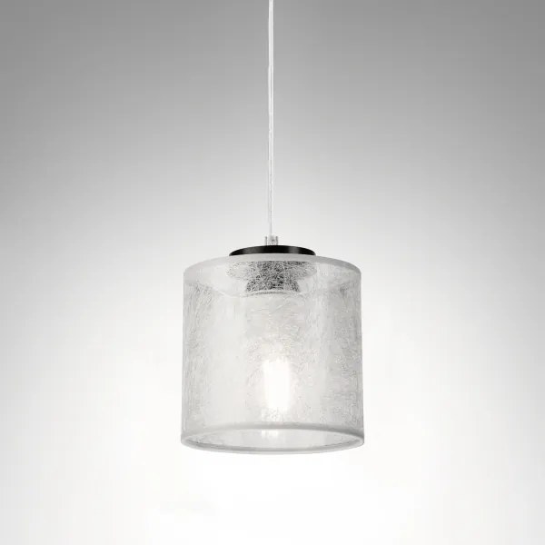 Pendul pe cablu ROSA 1xE27/60W/230V negru/gri