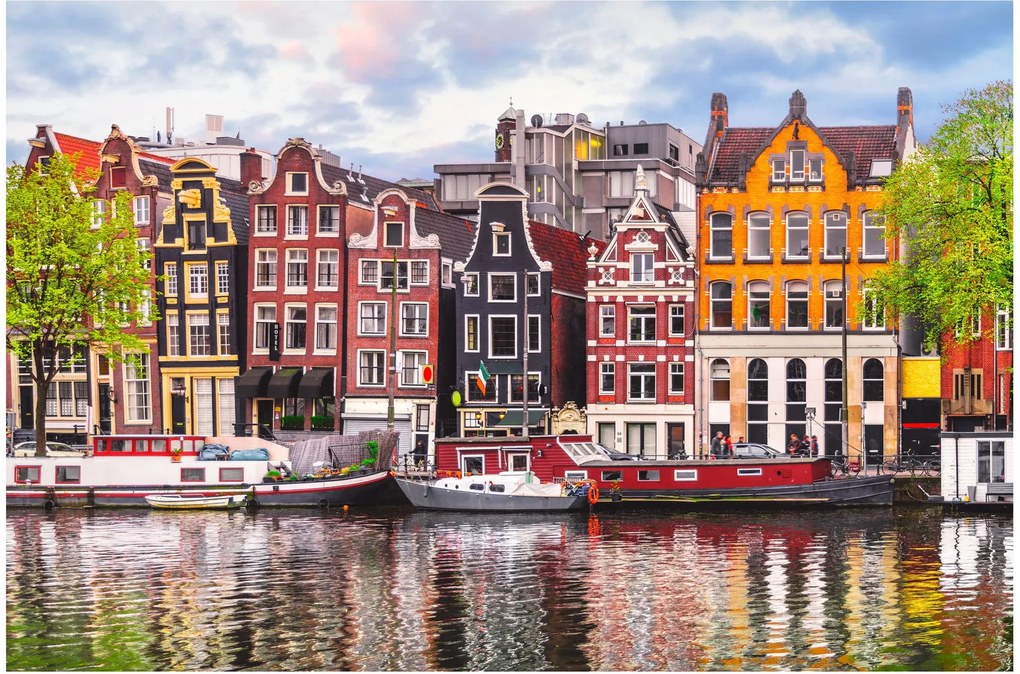 Tablou - Amsterdam, case de dans (90x60 cm)