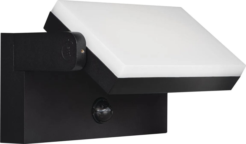 Kanlux 45819 - XERTO Lampă LED de perete pentru exterior cu senzor, 20 W, 230 V, IP44, neagră