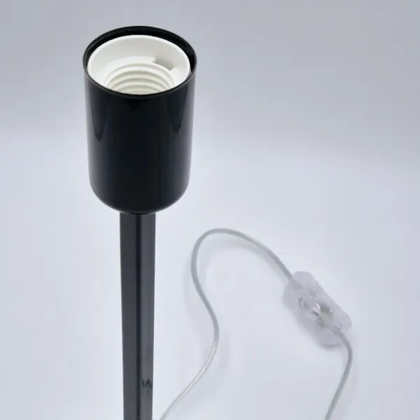 Lampă de masă ASTRID 1xE27/60W/230V negru lucios