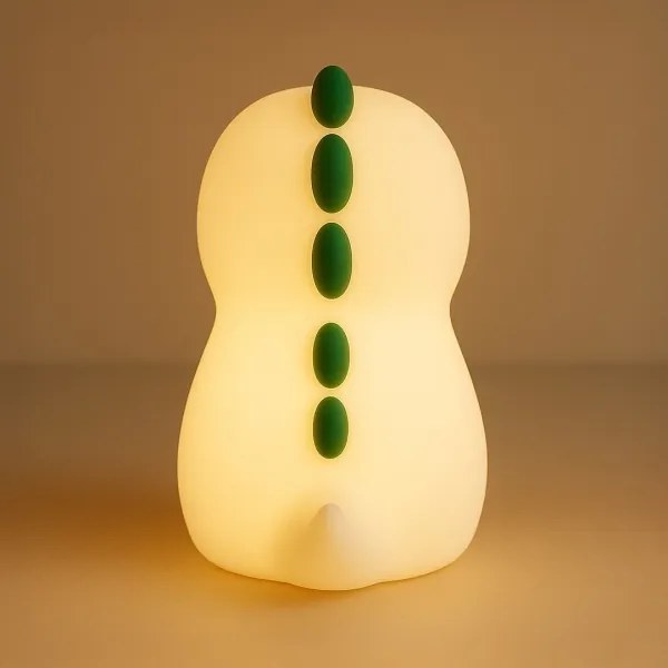 Lumină de veghe pentru copii DINO, LED RGBW reîncărcabilă și reglabilă, 1W, 5V, 1200 mAh