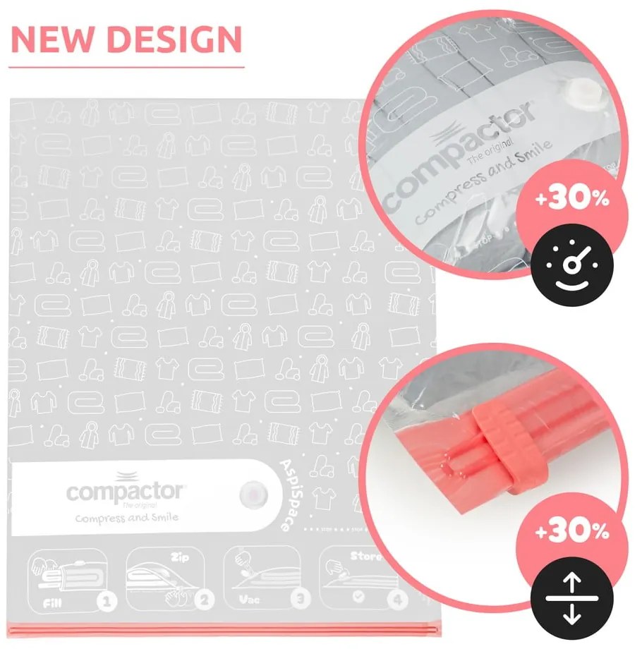 Saci de vidat 10 buc. Space M – Compactor