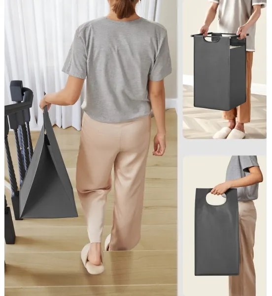 Coș pentru rufe REX gri