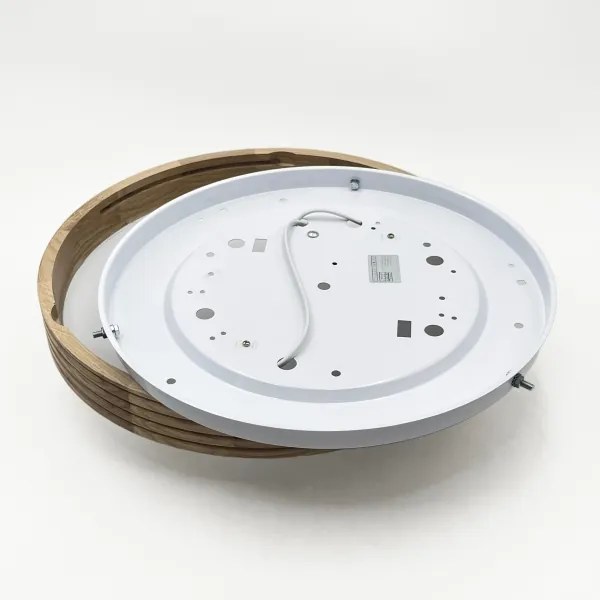 Brilagi - Lampă LED de tavan CARVALHO MODERN SLIM 2xE27/60W/230V Ø 37,5 cm stejar