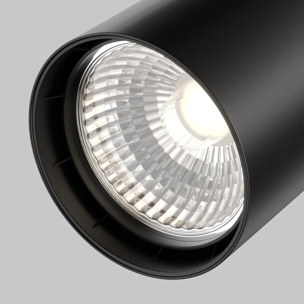 Spot LED, accesoriu pentru sinele monofazate Unity, Vuoro negru 4000K