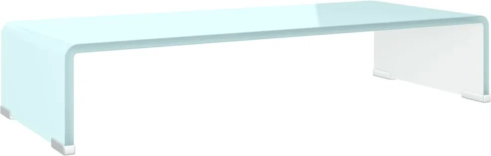 vidaXL Stativ TV/Suport monitor, sticlă, verde, 60 x 25 x 11 cm