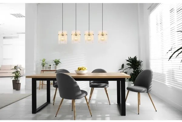 Lustră pe cablu Globo 15698-4HM GORLEY 4xE27/60W/230V