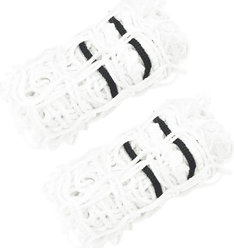 vidaXL Plase pentru fân, 2 buc, alb, rotunde, 75x50 cm, PP