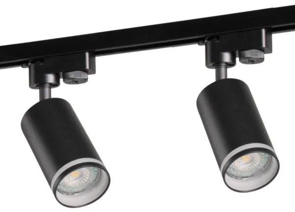 Spot pentru sistem de șină PARIS 3xGU10/10W/230V + 1 m sistem de șină