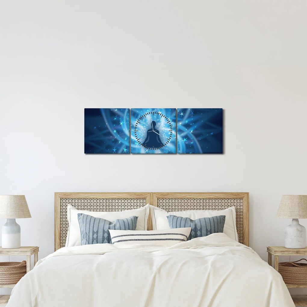 Tablou - Energie spirituală (cu ceas) (90x30 cm)