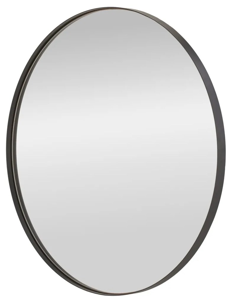 Oglinda Patina neagra ø70 cm
