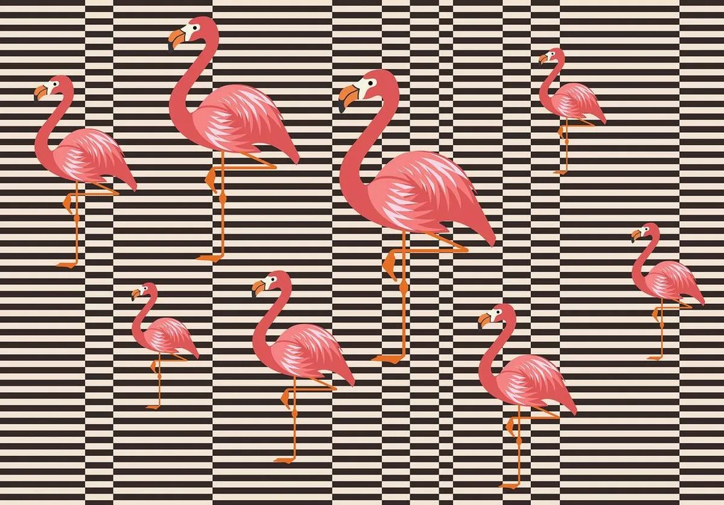 Fototapet - Flamingo (152,5x104 cm)