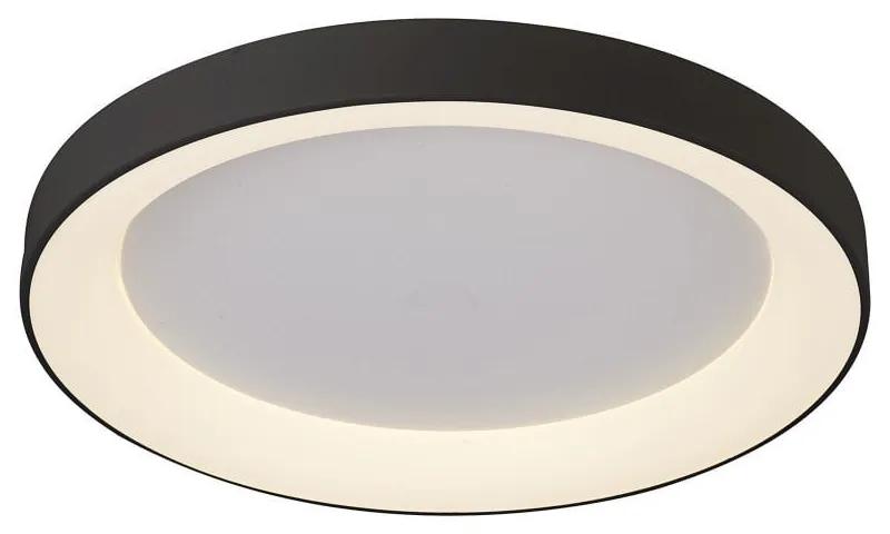 Plafoniera LED inteligenta design circular NISEKO II Black 65cm