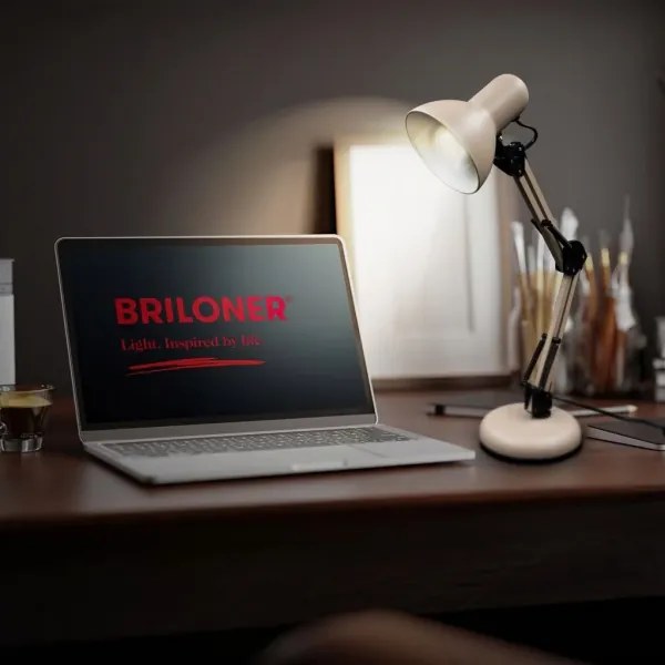 Brilo - Lampă de masă PIXA 1xE14/25W/230V, bej