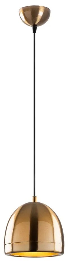 Lustră în culoarea bronz cu abajur din metal ø 17 cm Mugo – Opviq lights