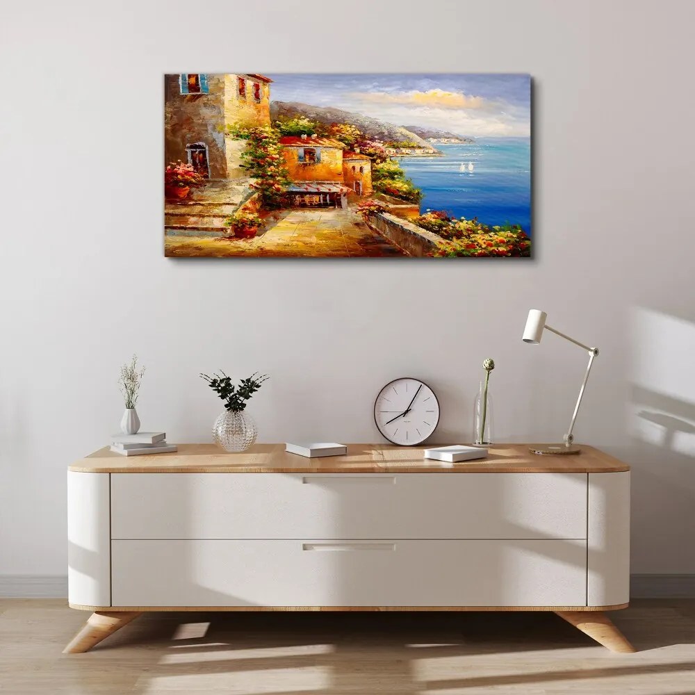 Tablou canvas Oraș Coasta Mării Flori